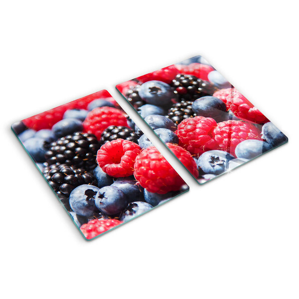 Chopping board glass Forest fruits