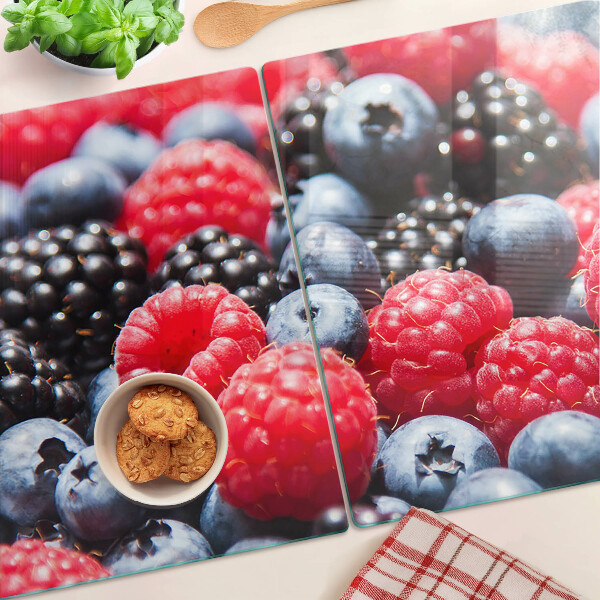 Chopping board glass Forest fruits
