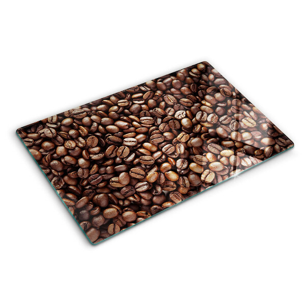 Glass kitchen board Coffee beans