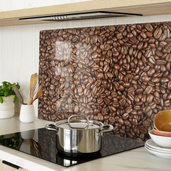 Glass chopping board Coffee beans