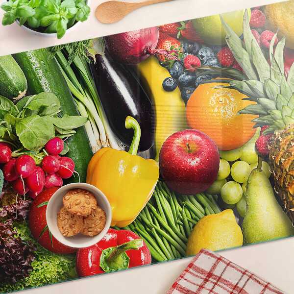 Cutting board Fruits and vegetables