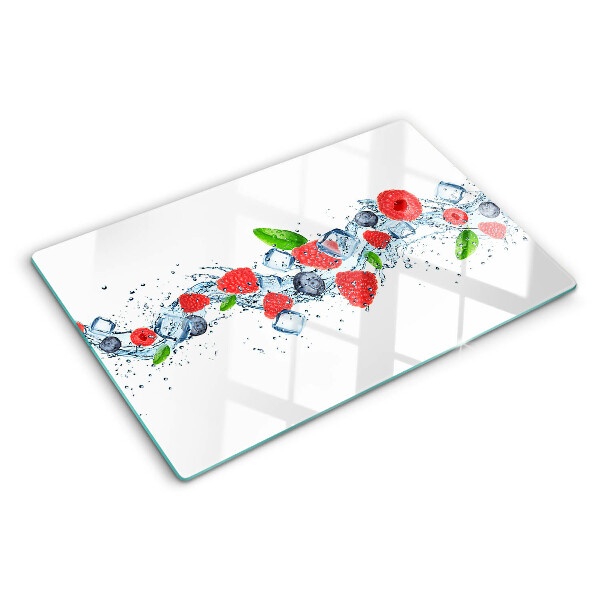 Chopping board Floral pattern with berries