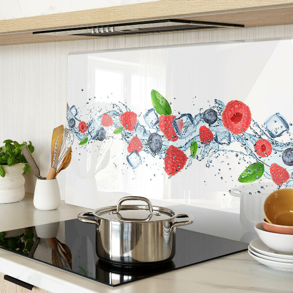 Chopping board Floral pattern with berries