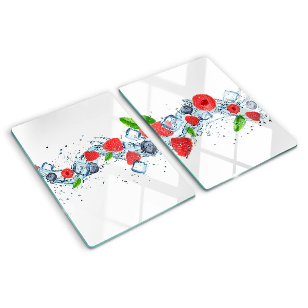 Chopping board Floral pattern with berries