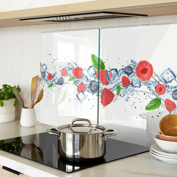 Chopping board Floral pattern with berries