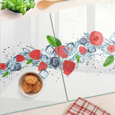 Chopping board Floral pattern with berries
