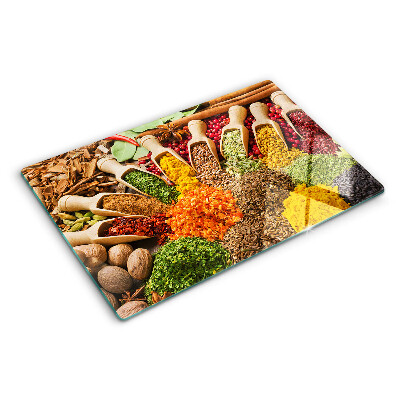 Cutting board Spices and herbs