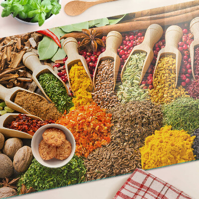 Cutting board Spices and herbs