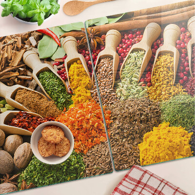 Cutting board Spices and herbs