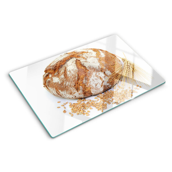 Glass kitchen board Bread and cereals
