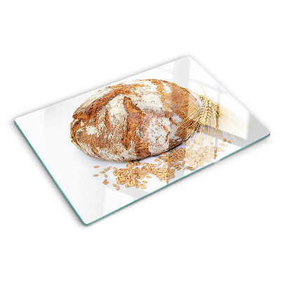 Glass kitchen board Bread and cereals