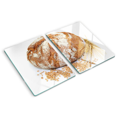 Glass kitchen board Bread and cereals