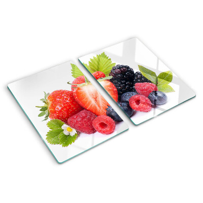 Glass kitchen board Forest fruits