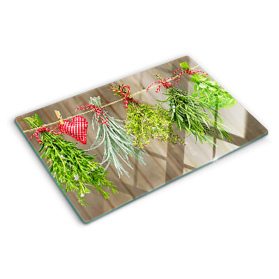 Chopping board Herbs on a string
