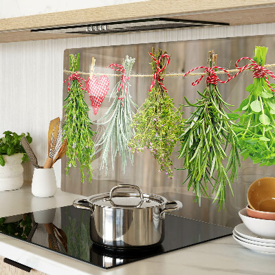 Chopping board Herbs on a string