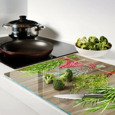 Chopping board Herbs on a string
