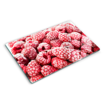 Chopping board Raspberries in a fresh version