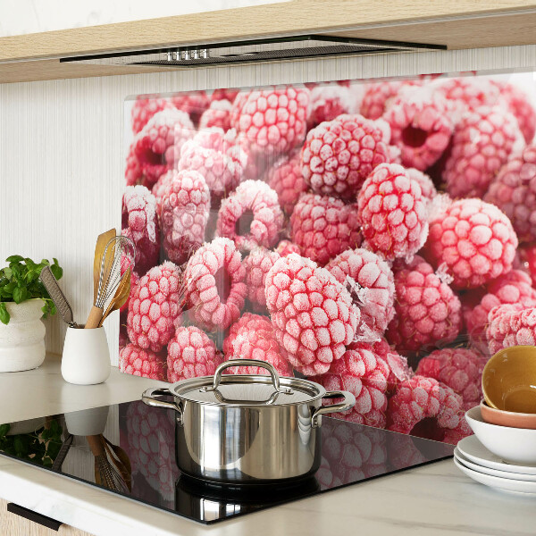 Chopping board Raspberries in a fresh version