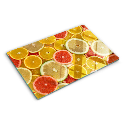 Chopping board Citrus fruits in rainbow colors