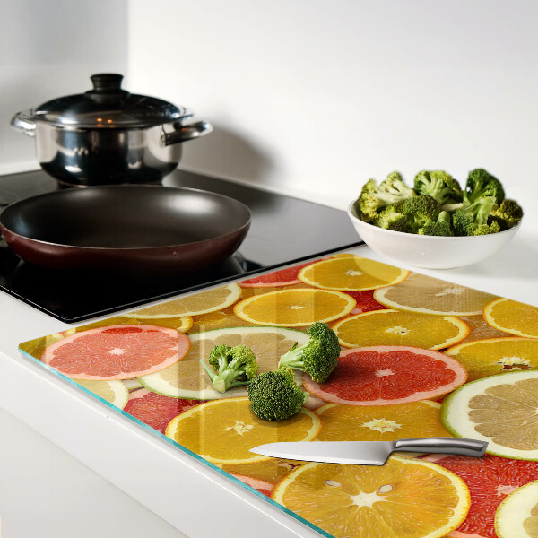 Chopping board Citrus fruits in rainbow colors