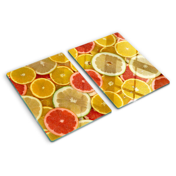 Chopping board Citrus fruits in rainbow colors