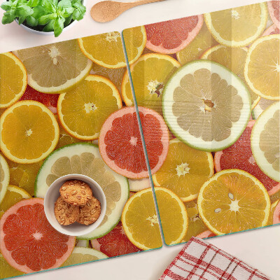 Chopping board Citrus fruits in rainbow colors