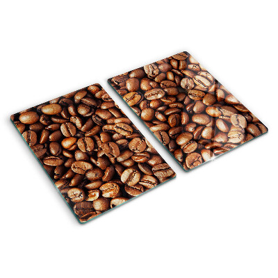 Glass chopping board Coffee beans