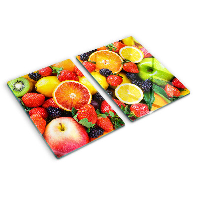 Cutting board Tropical fruits and berries