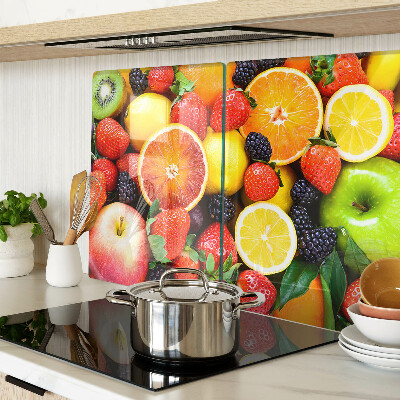 Cutting board Tropical fruits and berries