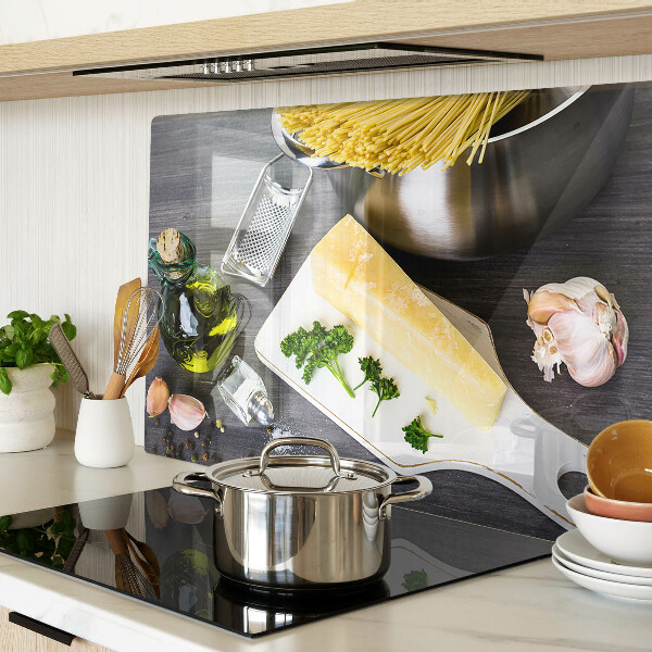 Glass chopping board Kitchen accessories and ingredients