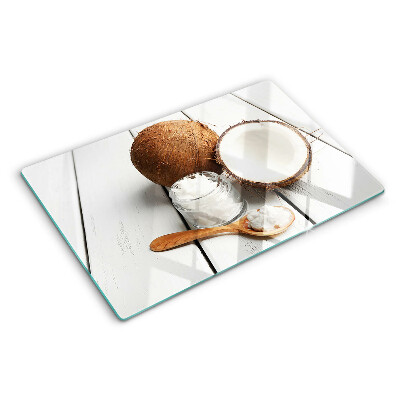 Glass kitchen board Coconut and its products