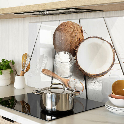 Glass kitchen board Coconut and its products