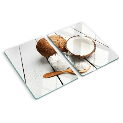 Glass kitchen board Coconut and its products