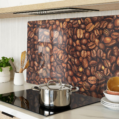 Glass cutting board Coffee beans