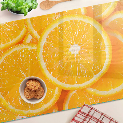 Cutting board Orange slices