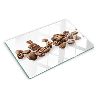 Glass kitchen board Coffee beans