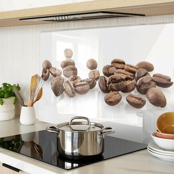 Glass kitchen board Coffee beans