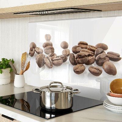 Glass kitchen board Coffee beans