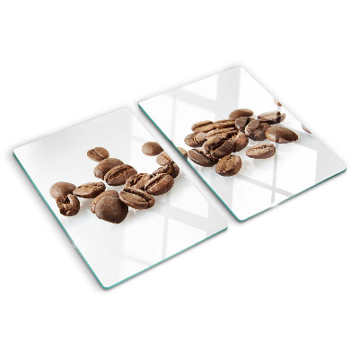 Glass kitchen board Coffee beans