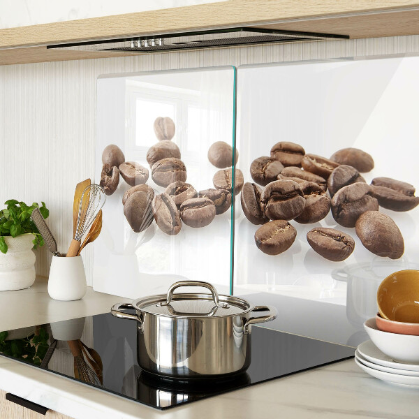 Glass kitchen board Coffee beans