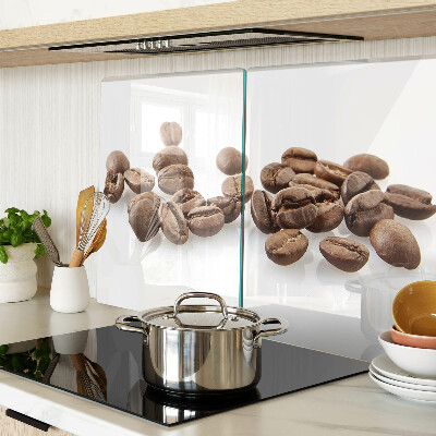 Glass kitchen board Coffee beans