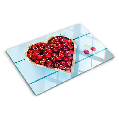 Chopping board Cherries in the heart