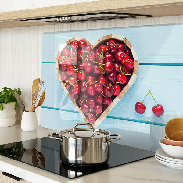 Chopping board Cherries in the heart