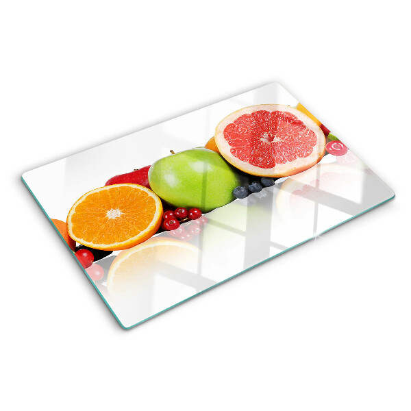 Cutting board Citrus fruits in pastel colors