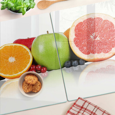 Cutting board Citrus fruits in pastel colors