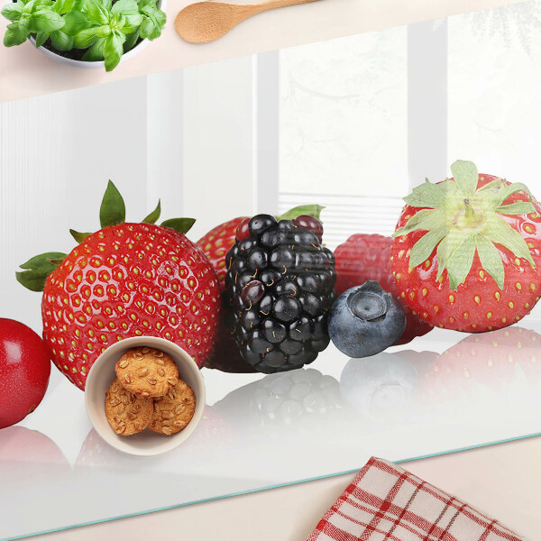Glass chopping board Forest fruits