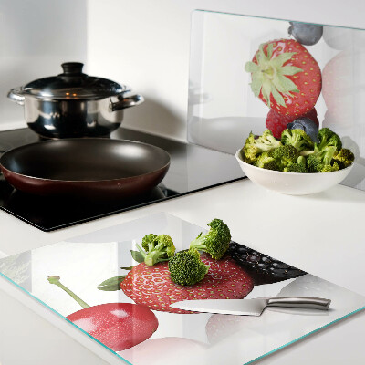 Glass chopping board Forest fruits