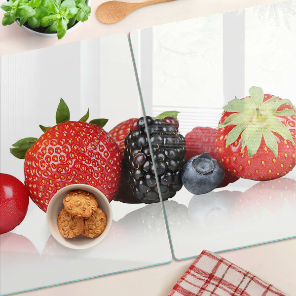 Glass chopping board Forest fruits