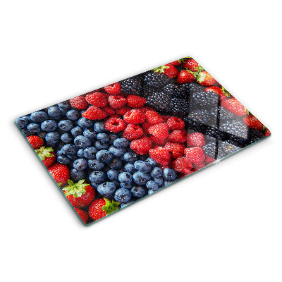 Glass chopping board Forest fruits