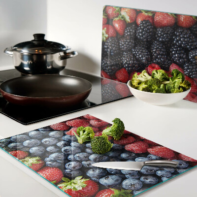 Glass chopping board Forest fruits